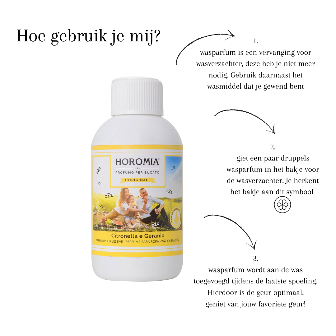 Horomia wasparfum Citronella e geranio