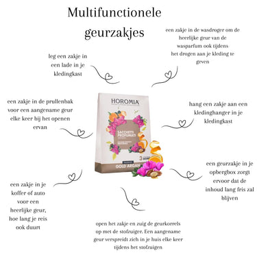 Horomia geurzakjes Gold argan