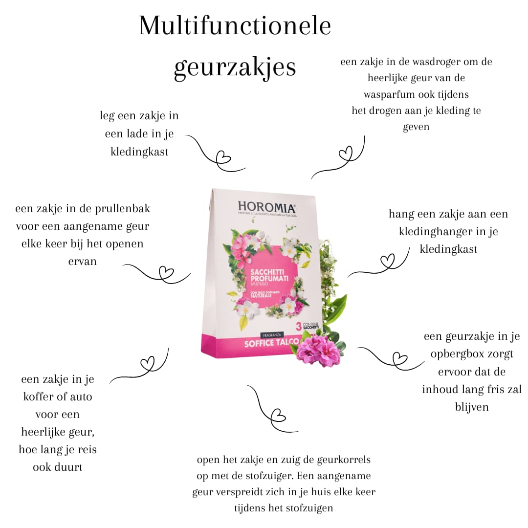 Horomia geurzakjes Soffice talco