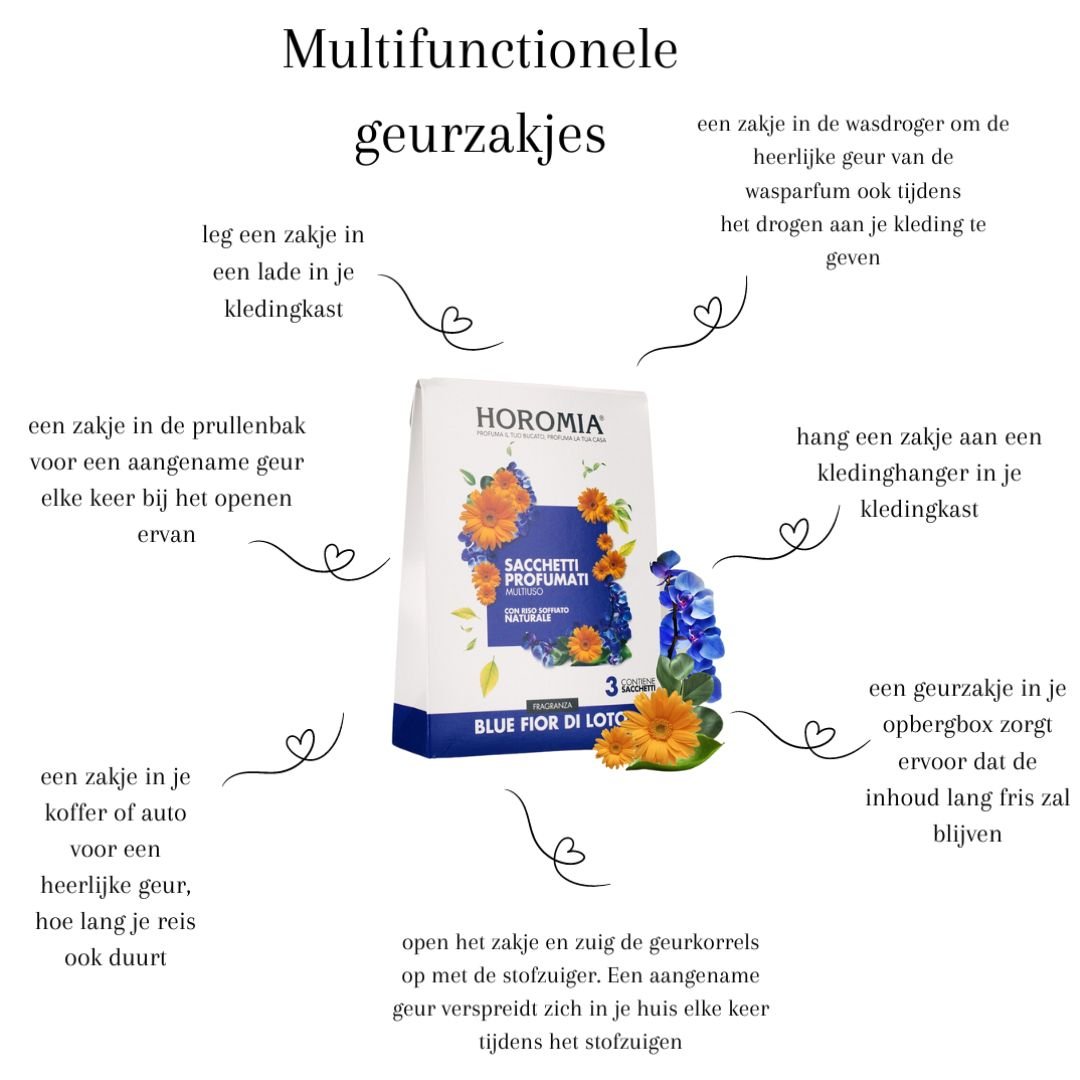 Horomia geurzakjes Blue fior di loto