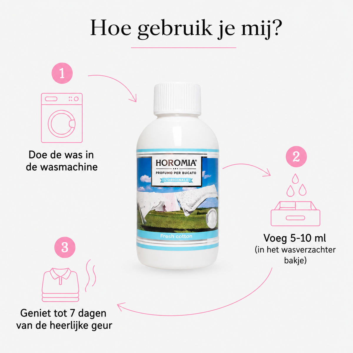 Horomia Wasparfum Fresh Cotton