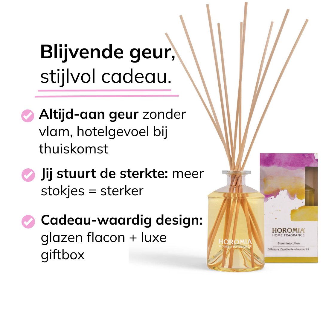 Geurstokjes Blooming cotton