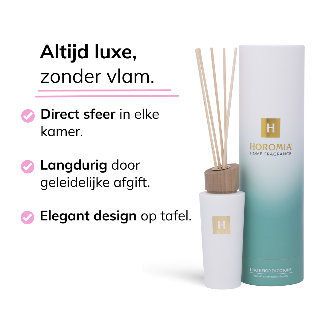Geurstokjes Lino e fior di Cotone