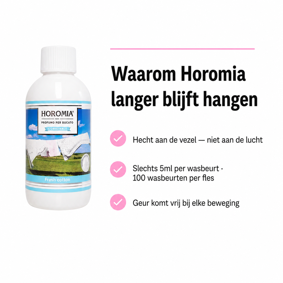 Horomia Wasparfum Fresh Cotton