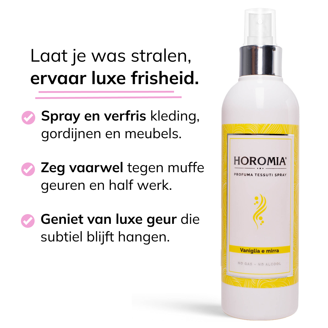 Textielspray Vaniglia e mirra