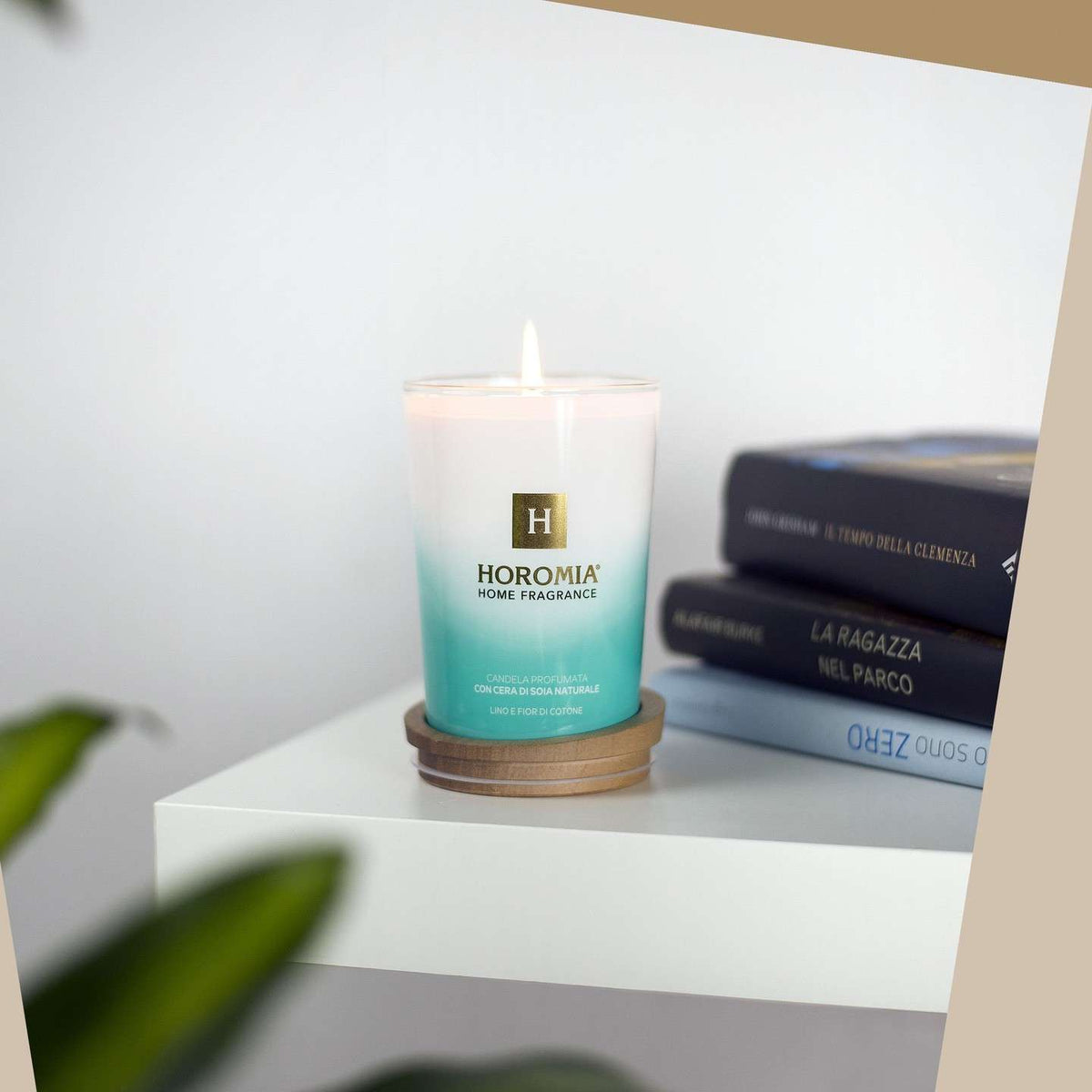 Geurkaars Lino e fior di Cotone