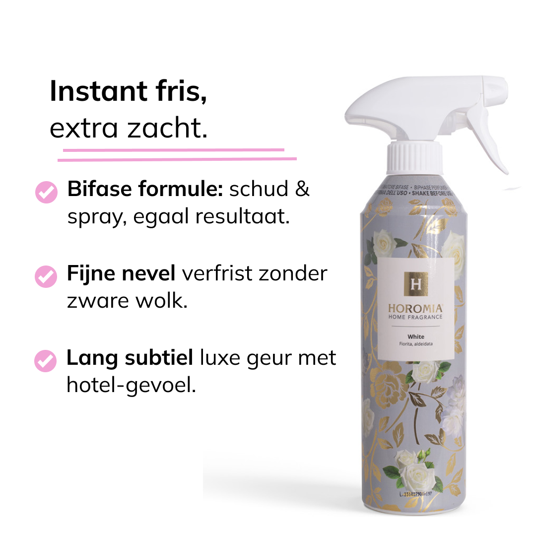 Horomia roomspray Bifase White