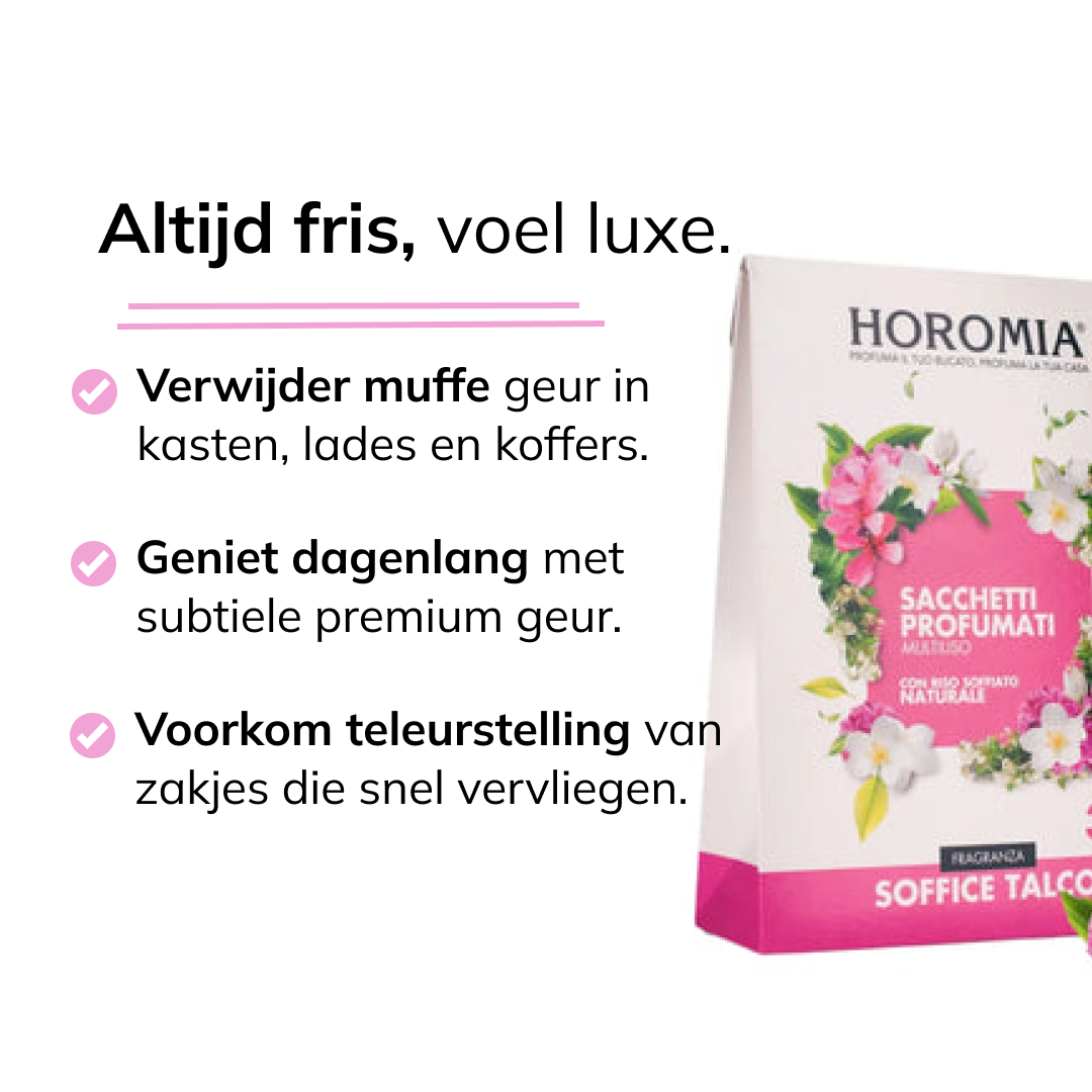 Geurzakjes Soffice talco