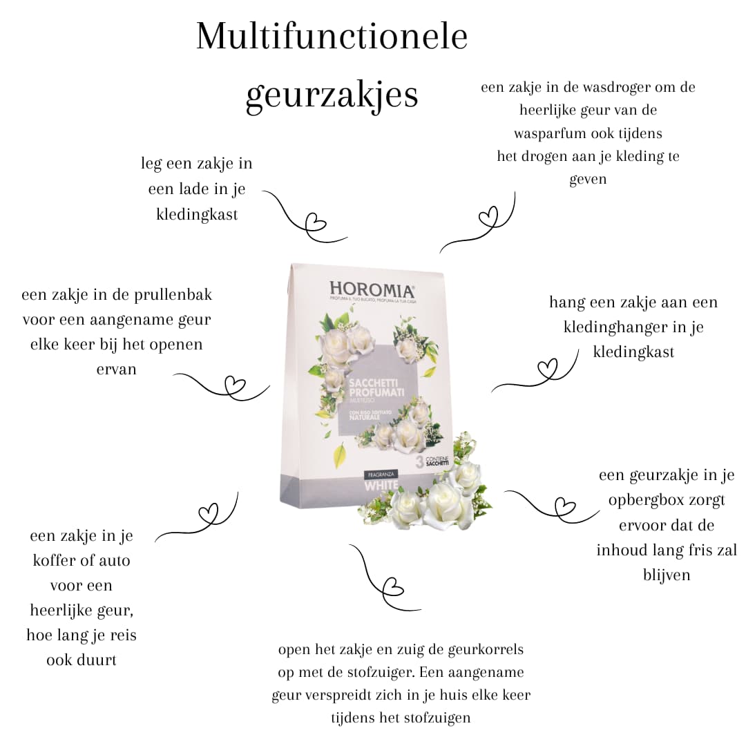 Horomia geurzakjes White