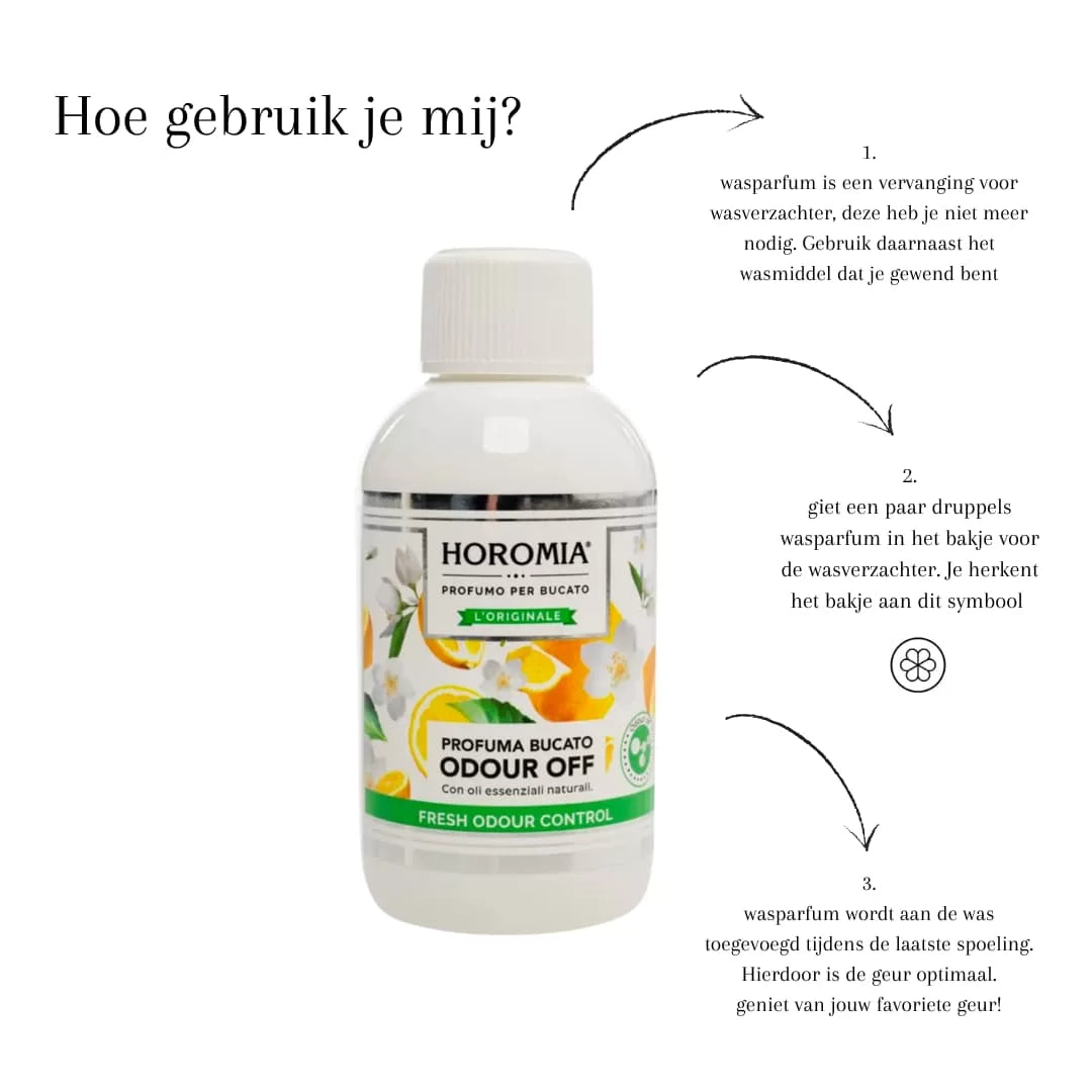 Horomia wasparfum Odour off