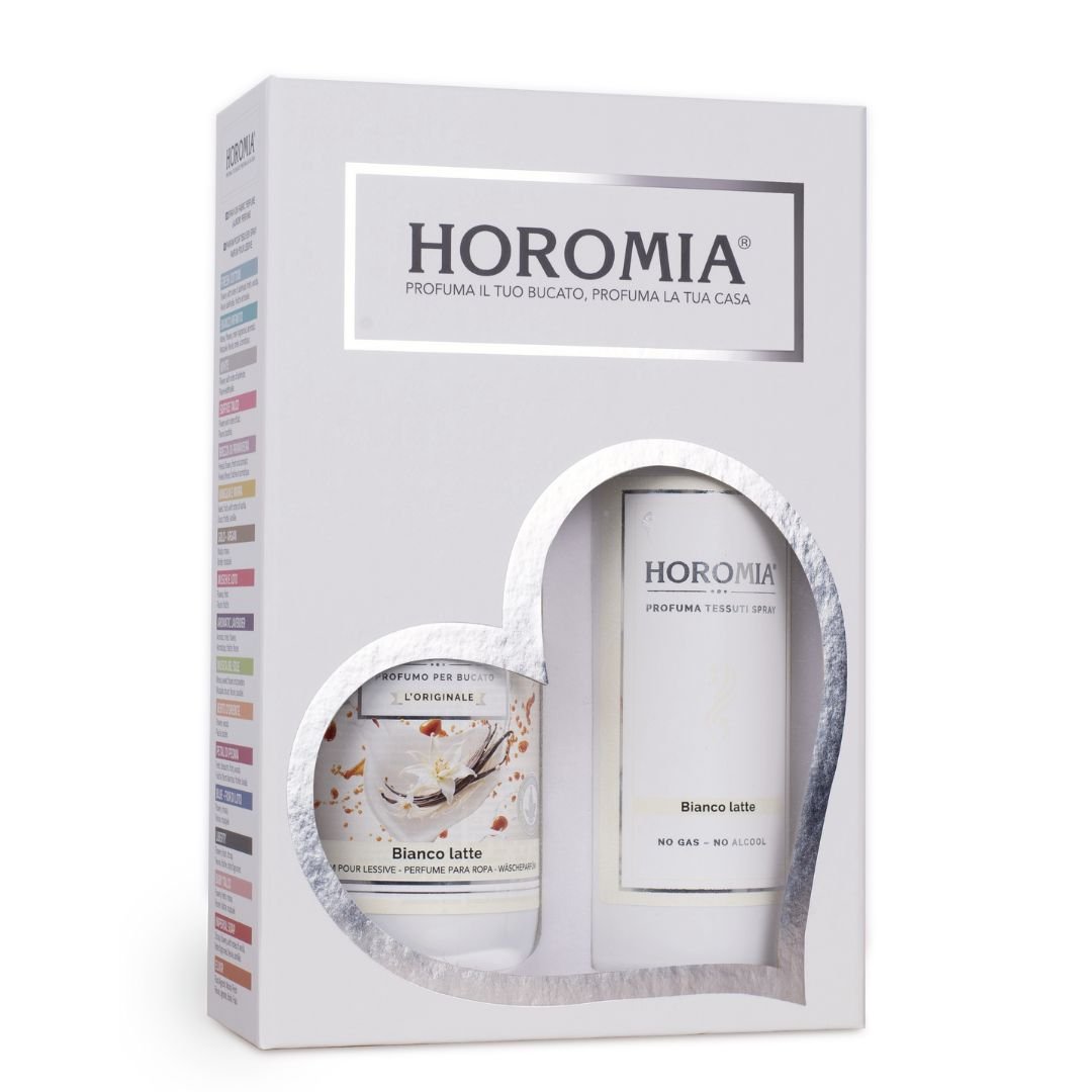 Horomia wasparfum + textielspray Bianco Latte