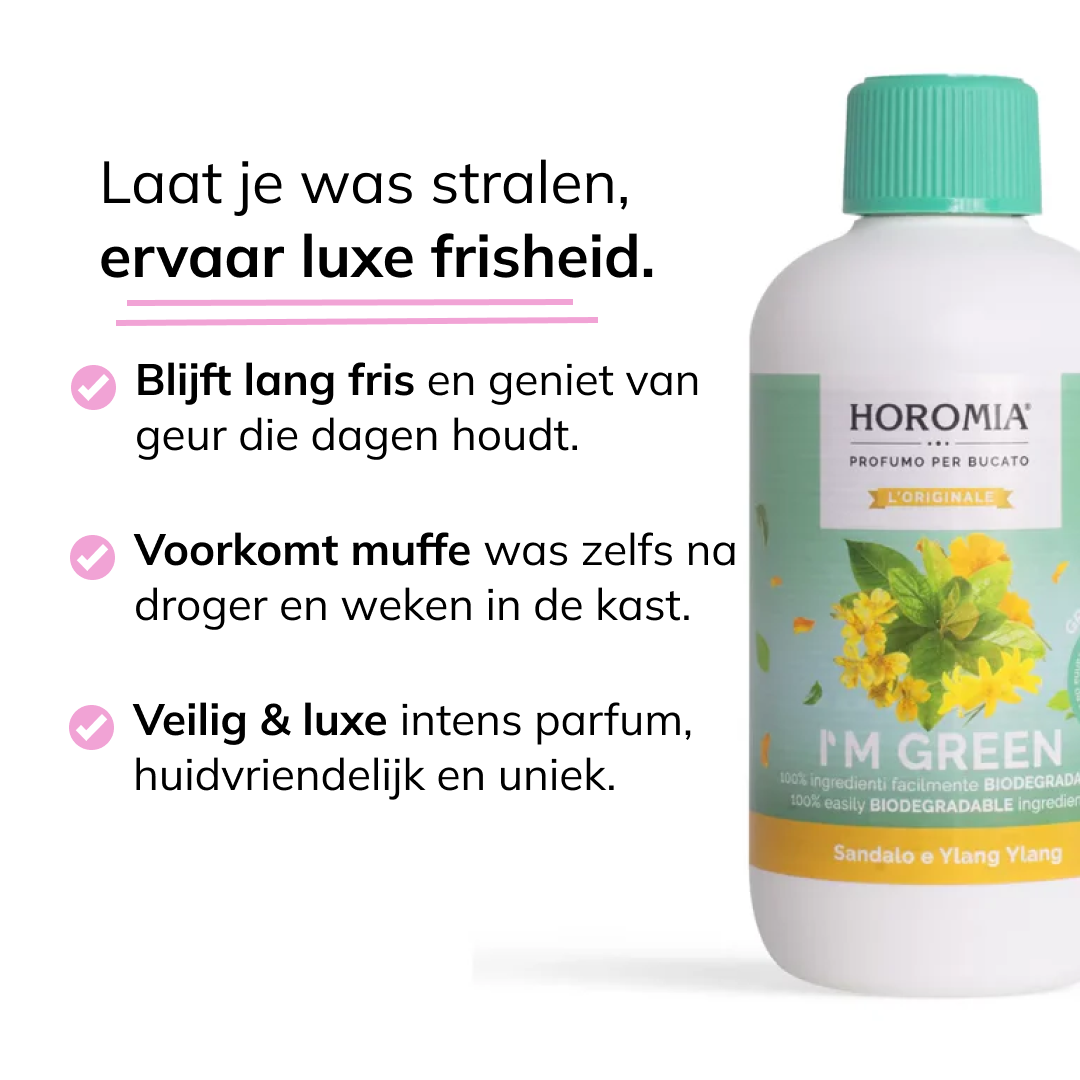 Horomia wasparfum I'M GREEN Sandalo e Ylang Ylang biologisch