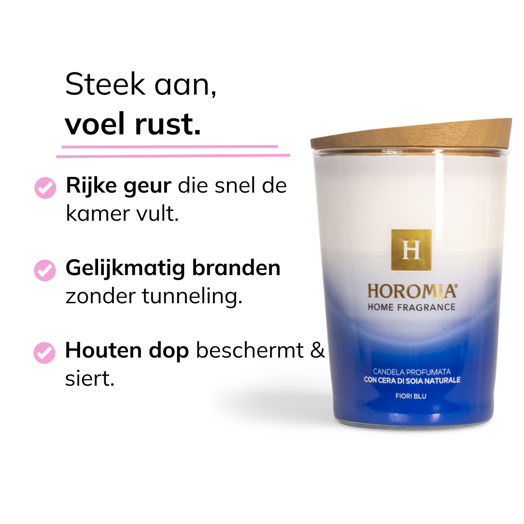 Geurkaars Fiori Blu