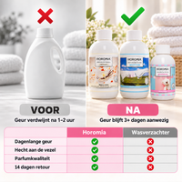 Horomia versus wasverzachter met Baby talco