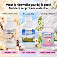 Horomia geurprofielen met Baby talco